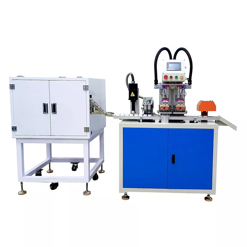 طابعة وسادة أغطية زجاجات بلونين مع معالجة البلازما