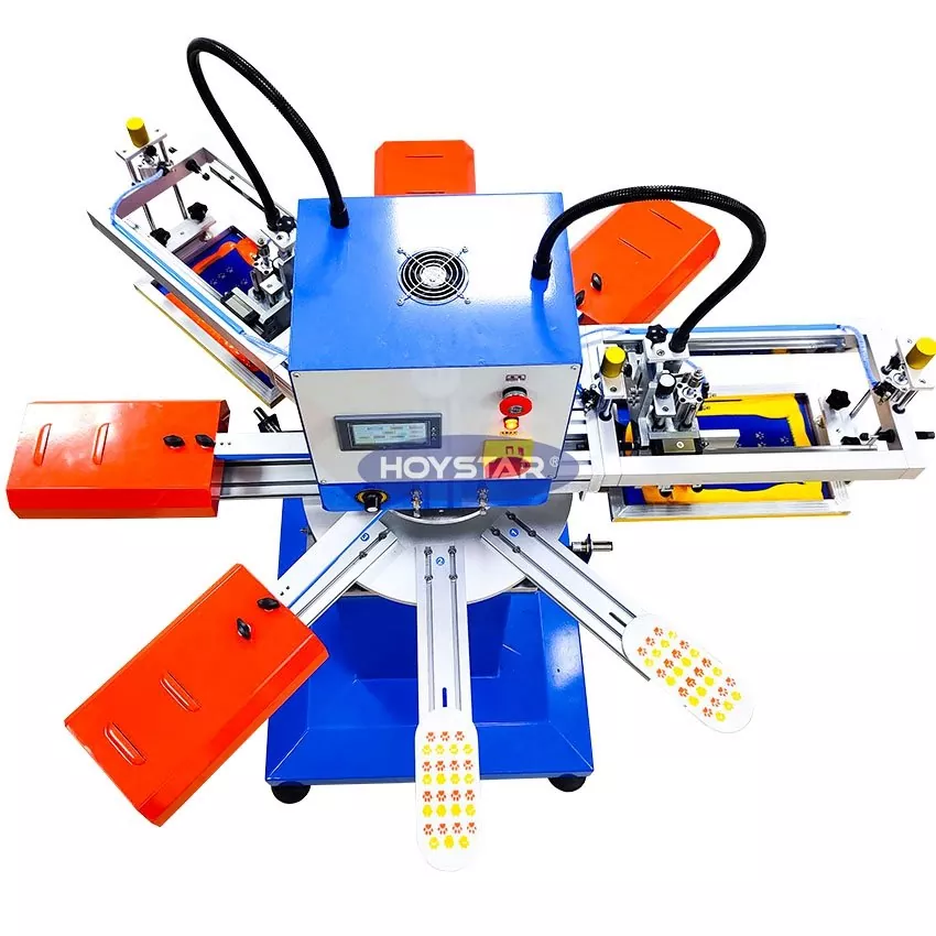 آلة طباعة الشاشة على الجوارب بلونين