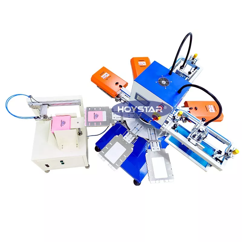 آلة طباعة الشاشة الأوتوماتيكية ذات اللونين