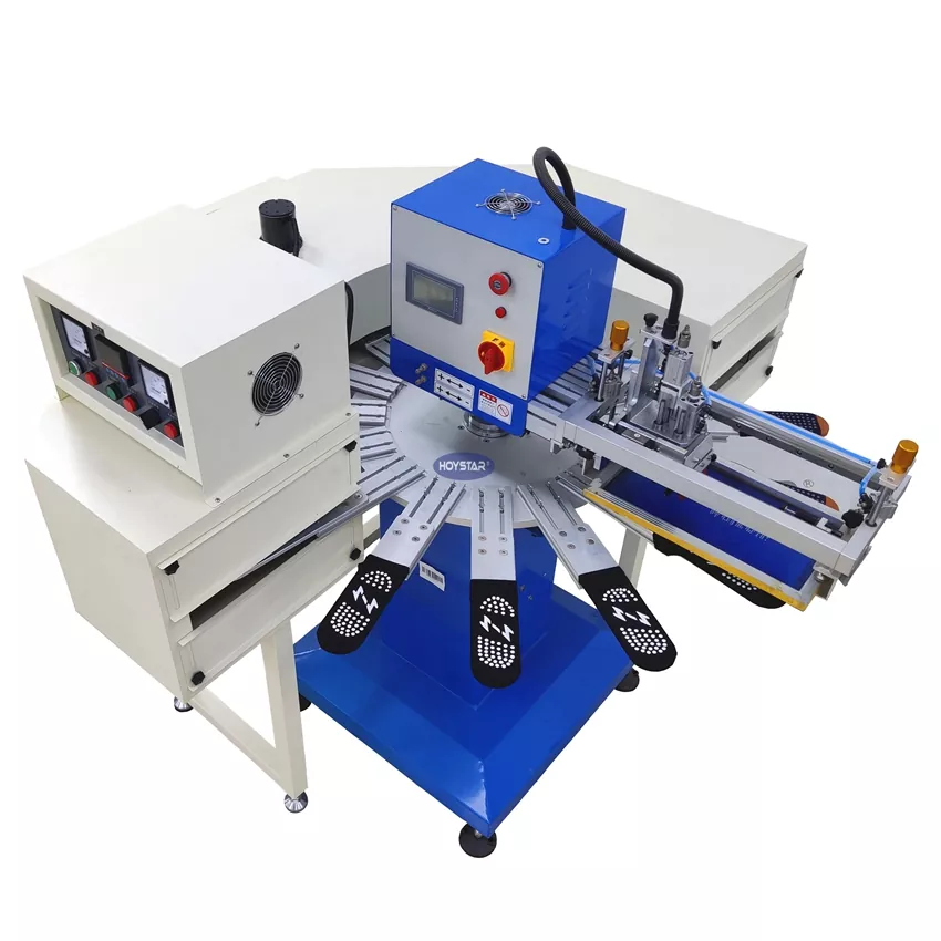 آلة طباعة الشاشة الحريرية للجوارب ذات الحجم الكبير